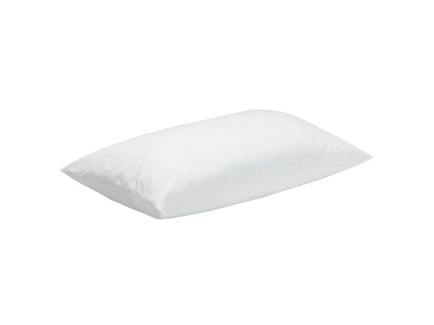 Almohada de fibra con funda de algodón antiácaros