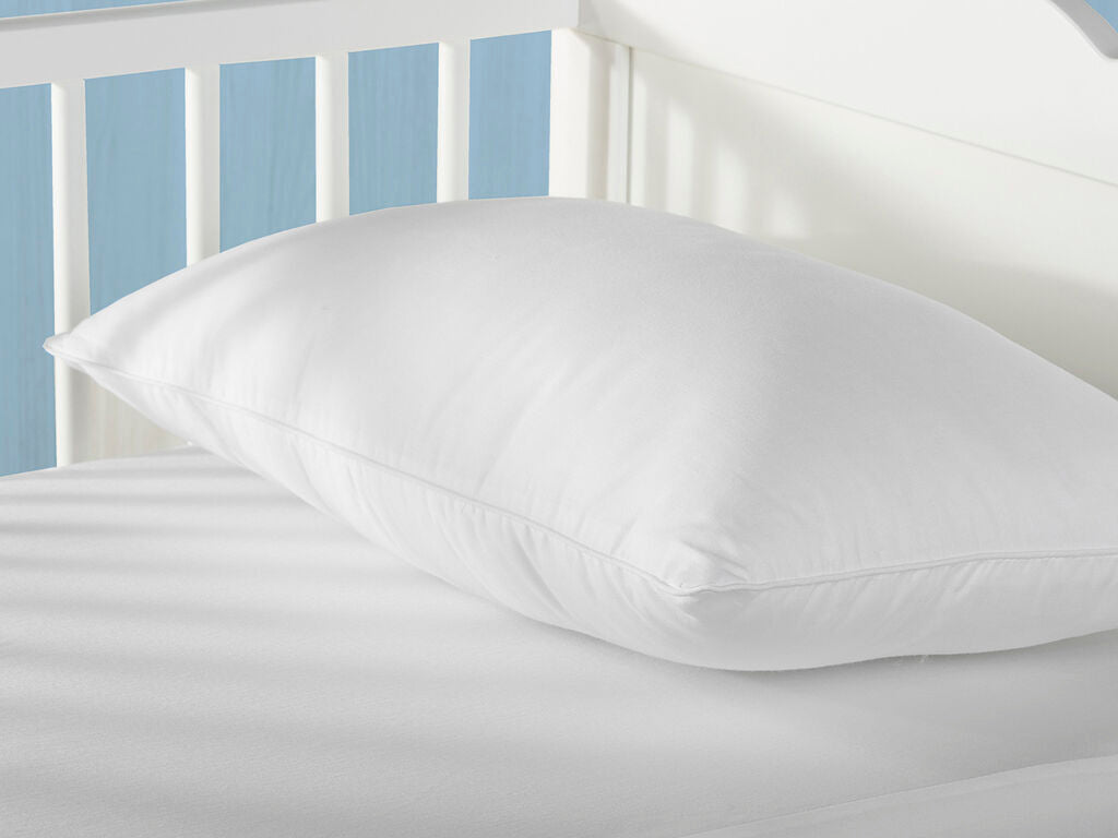 Almohada de fibra con funda de algodón antiácaros (3)