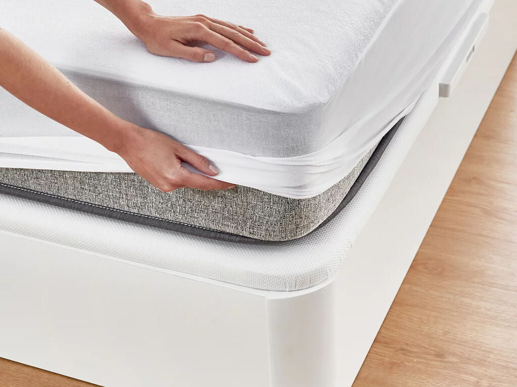 Protector de colchón de rizo impermeable y transpirable (3)