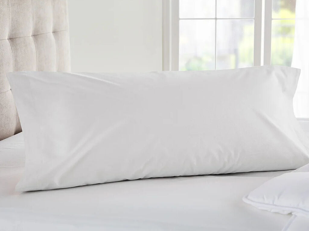 Funda de almohada blanca 100% algodón de 140 hilos (1)