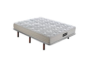 Cama de hotel con colchón muelles Normactive HALIFAX  y base tapizada - Pack Confort