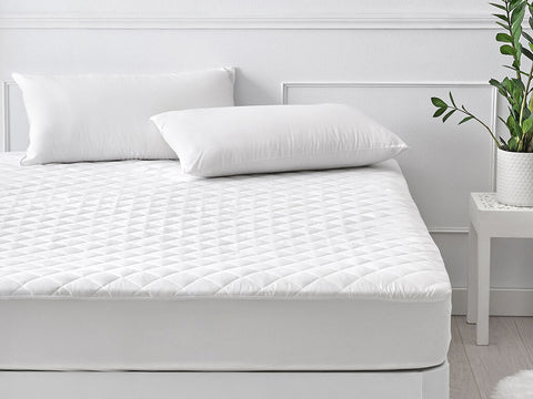 Protector de colchón acolchado impermeable y transpirable (1)